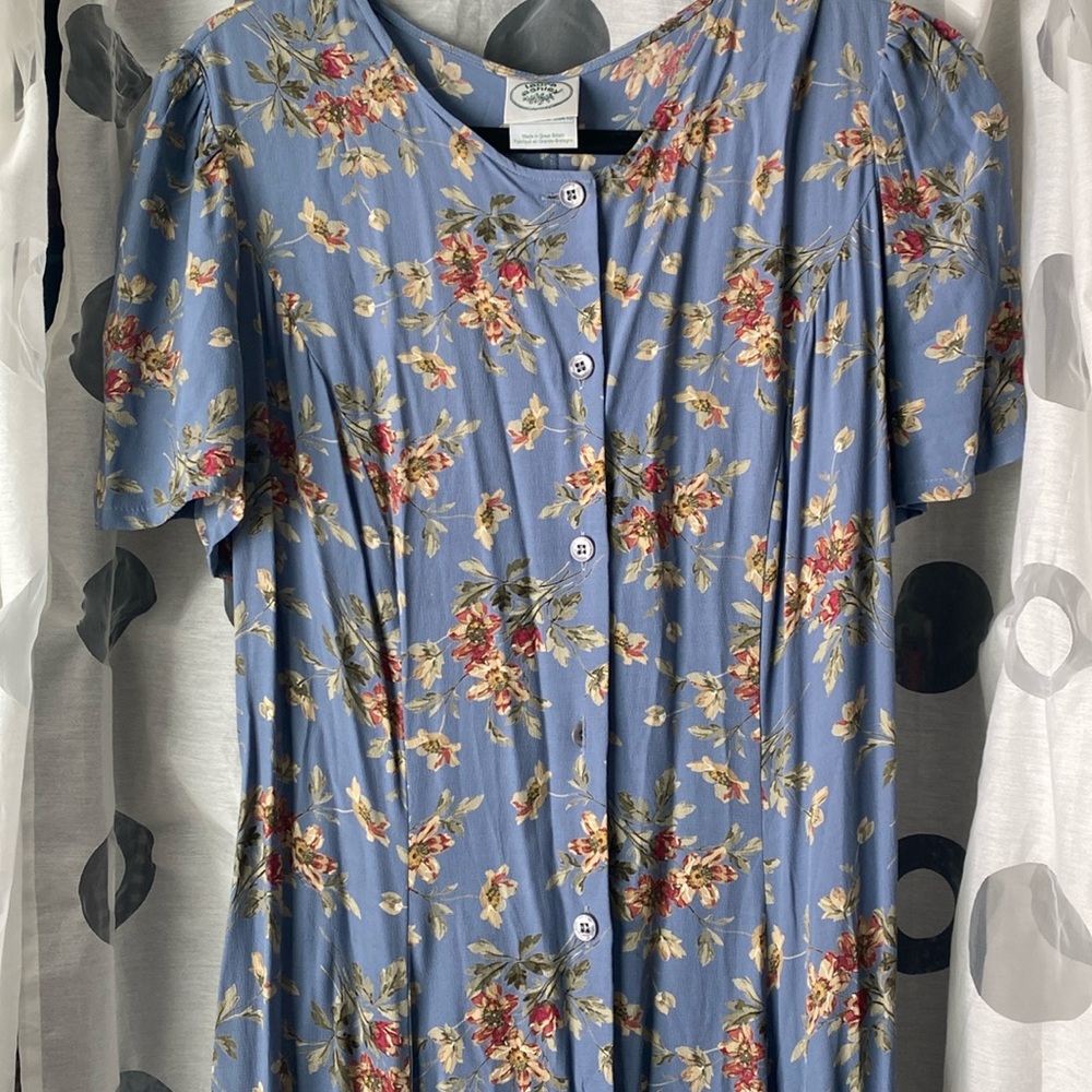 Vintage Maxi Floral Dress